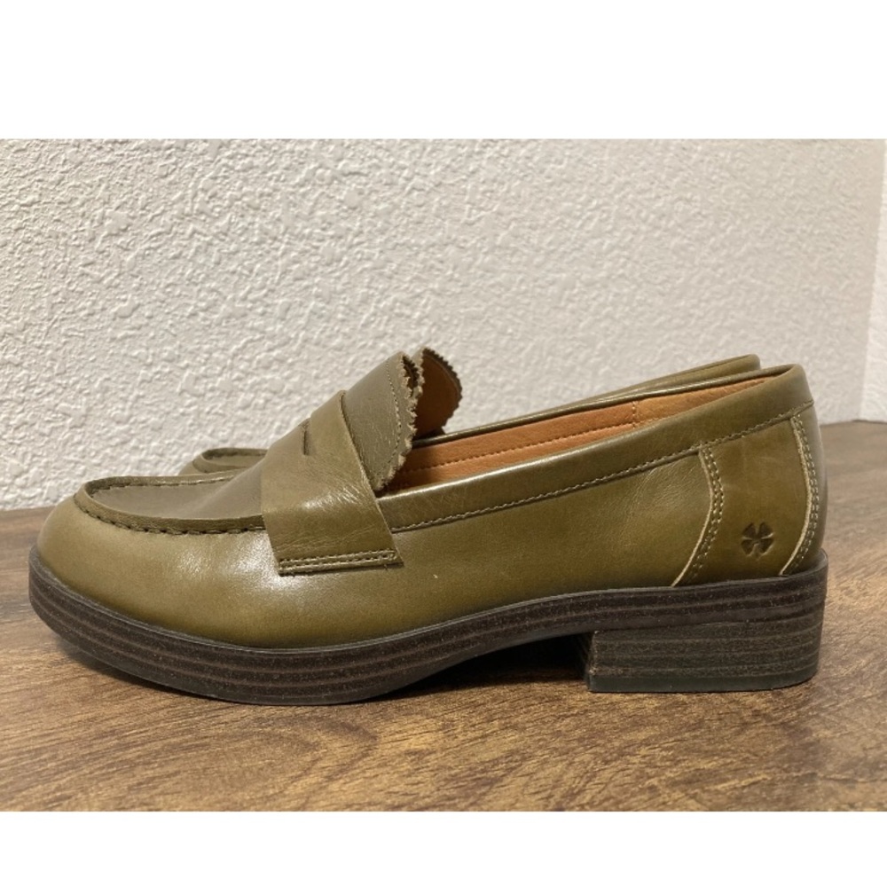 LUCKY BRAND PENNY LOAFERS GREEN SZ 7.5 - Picture 3 of 10
